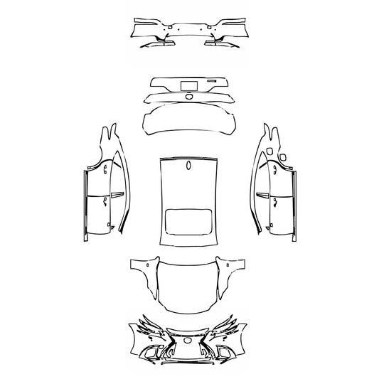 Pre-Cut PPF Lexus LS Fuel F Sport 2020 - PPF-Kits