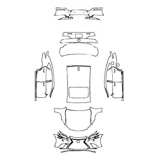Pre-Cut PPF Lexus LS Hybrid Base 2020 - PPF-Kits