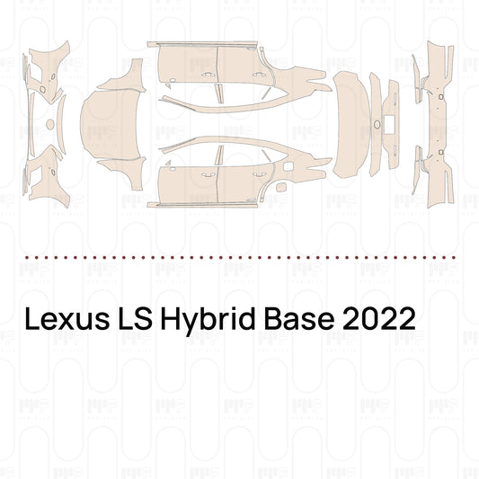 Pre-Cut PPF Lexus LS Hybrid Base 2022