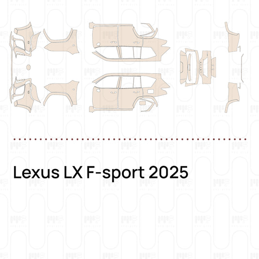 Pre-Cut PPF Lexus LX F-sport 2025