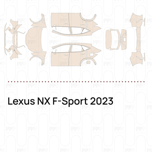 Pre-Cut PPF Lexus NX F-Sport 2023