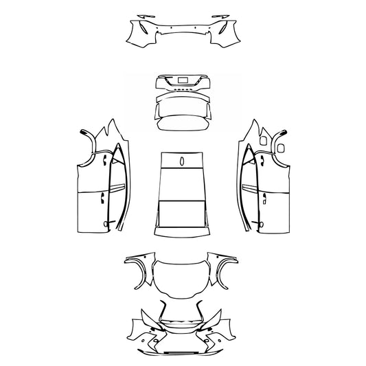 Pre-Cut PPF Lexus NX F-Sport 2025 - PPF-Kits