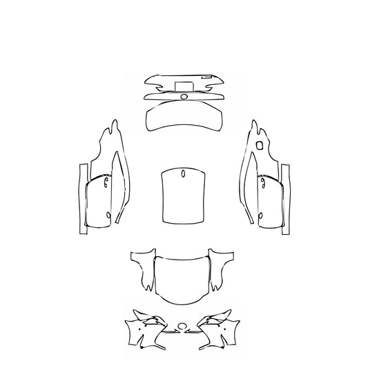 Pre-Cut PPF Lexus RC F-Sport 2015 - PPF-Kits