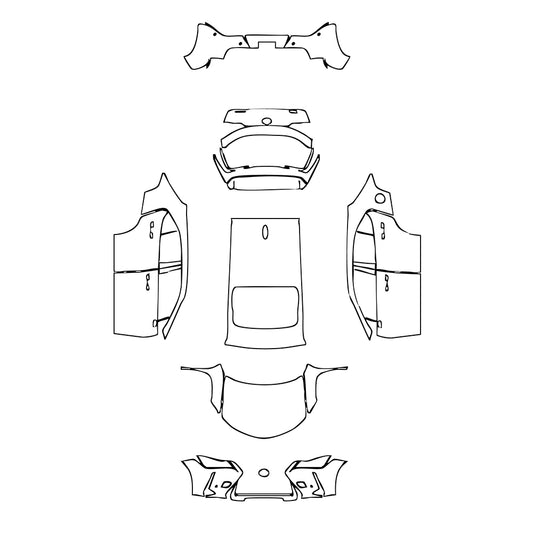 Pre-Cut PPF Lexus UX Base 2023 - PPF-Kits