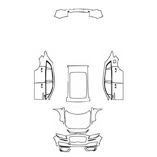 Pre-Cut PPF Lincoln Nautilus 2019 - PPF-Kits
