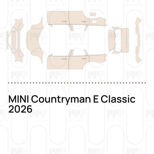 MINI Countryman E Classic 2026 – Pre-Cut PPF