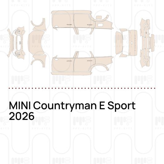 MINI Countryman E Sport 2026 – Pre-Cut PPF