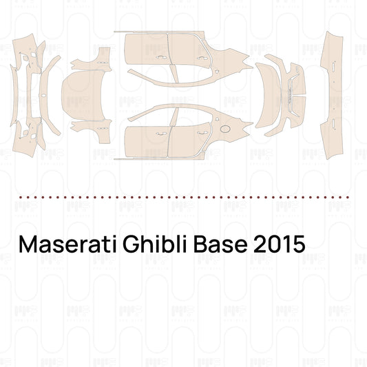 Pre-Cut PPF Maserati Ghibli Base 2015