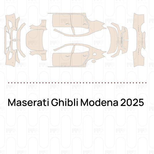 Pre-Cut PPF Maserati Ghibli Modena 2025