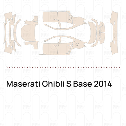 Pre-Cut PPF Maserati Ghibli S Base 2014