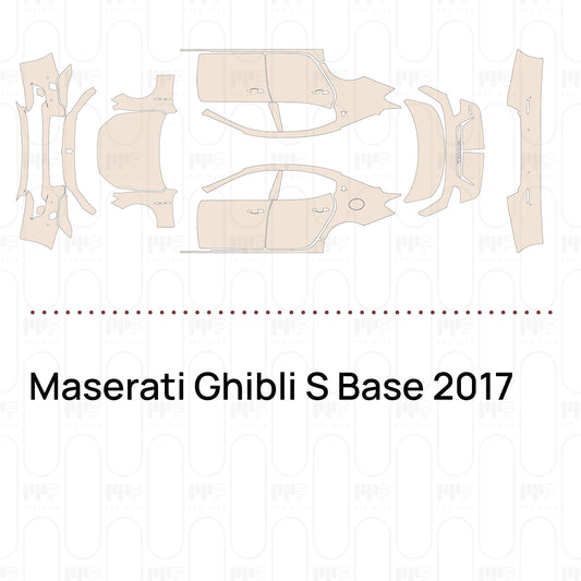 Pre-Cut PPF Maserati Ghibli S Base 2017