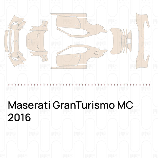 Pre-Cut PPF Maserati GranTurismo MC 2016