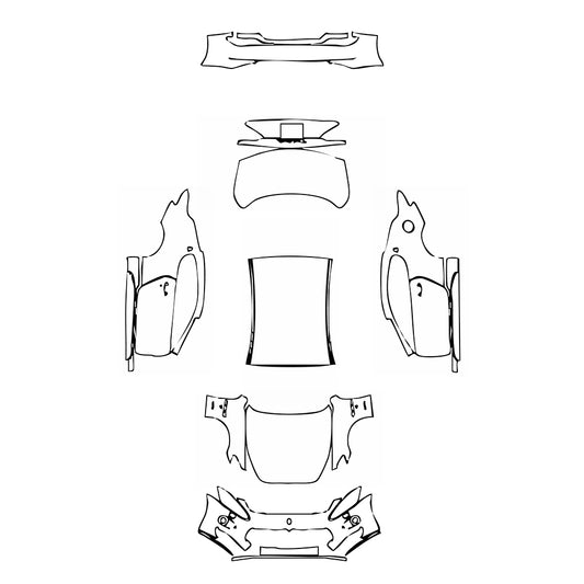 Pre-Cut PPF Maserati GranTurismo S 2008 - PPF-Kits