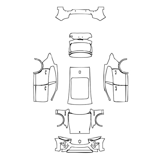 Pre-Cut PPF Maserati Levante Modena 2024 - PPF-Kits
