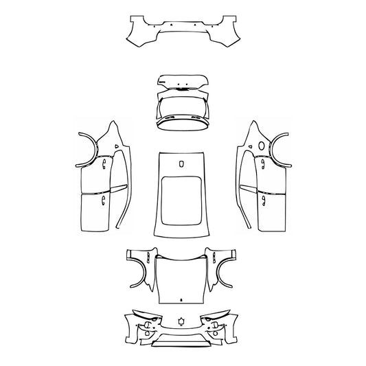Pre-Cut PPF Maserati Levante Trofeo 2019 - PPF-Kits