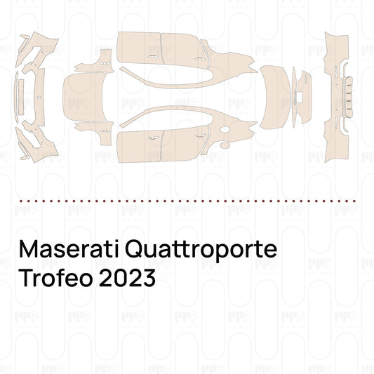 Pre-Cut PPF Maserati Quattroporte Trofeo 2023