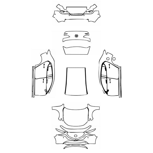 Pre-Cut PPF Mazda Axela (Mazda 3) Hatchback 2020 - PPF-Kits