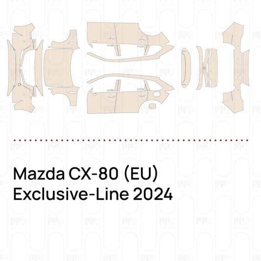 Pre-Cut PPF Mazda CX-80 (EU) Exclusive-Line 2024
