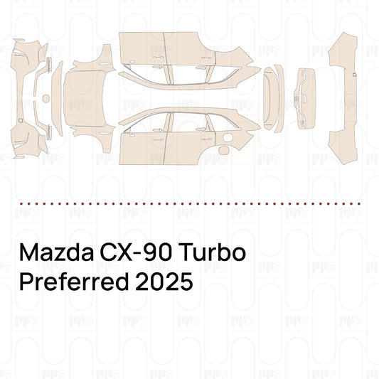 Pre-Cut PPF Mazda CX-90 Turbo Preferred 2025