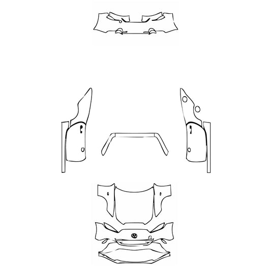 Pre-Cut PPF Mazda MX-5 Miata Club 2024 - PPF-Kits