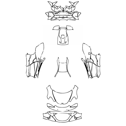 Pre-Cut PPF McLaren 600LT Coupe 2021 - PPF-Kits