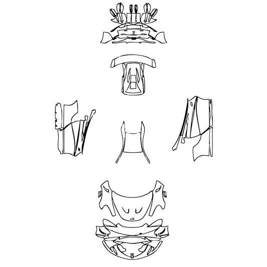 Pre-Cut PPF McLaren 620R 2021 - PPF-Kits