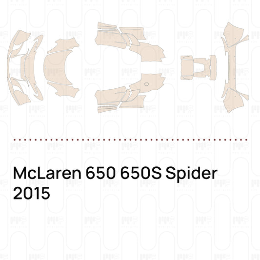 Pre-Cut PPF McLaren 650 650S Spider 2015