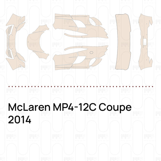Pre-Cut PPF McLaren MP4-12C Coupe 2014