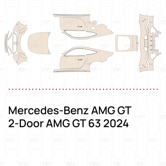 Pre-Cut PPF Mercedes-Benz AMG GT 2-Door AMG GT 63 2024