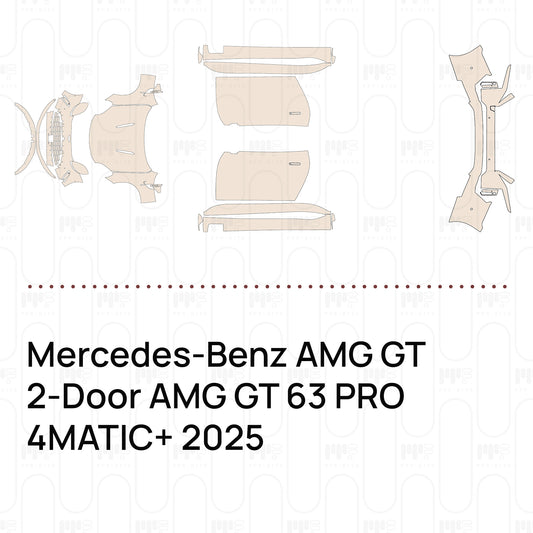Pre-Cut PPF Mercedes-Benz AMG GT 2-Door AMG GT 63 PRO 4MATIC+ 2025