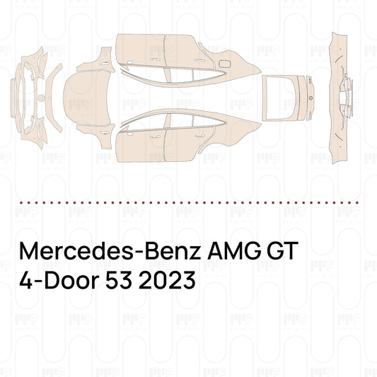 Pre-Cut PPF Mercedes-Benz AMG GT 4-Door 53 2023