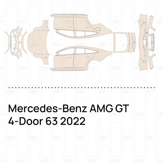 Pre-Cut PPF Mercedes-Benz AMG GT 4-Door 63 2022