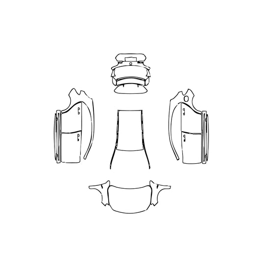 Pre-Cut PPF Mercedes-Benz A Class Hatchback AMG A 45 2015 - PPF-Kits