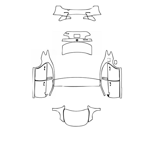 Pre-Cut PPF Mercedes-Benz A Class Sedan Base Extended Wheelbase (Chinese only) 2024 - PPF-Kits