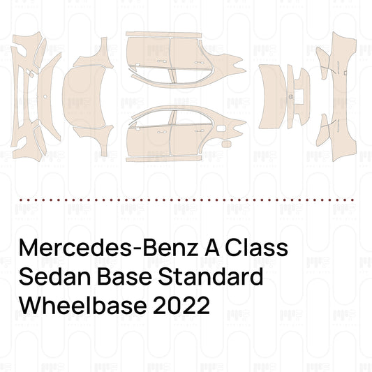 Pre-Cut PPF Mercedes-Benz A Class Sedan Base Standard Wheelbase 2022