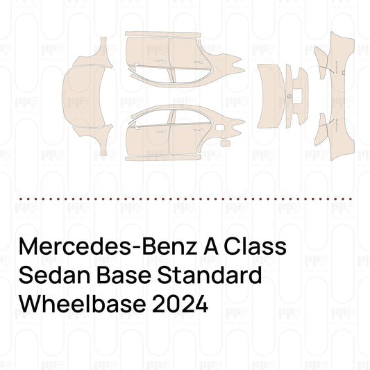 Pre-Cut PPF Mercedes-Benz A Class Sedan Base Standard Wheelbase 2024