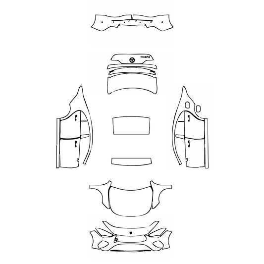 Pre-Cut PPF Mercedes-Benz CLA Coupe Base 2024 - PPF-Kits