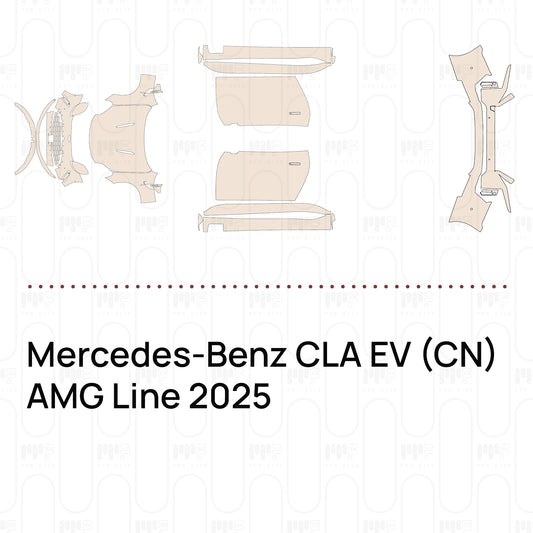 Pre-Cut PPF Mercedes-Benz CLA EV (CN) AMG Line 2025