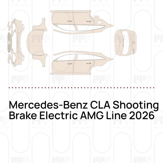 Mercedes-Benz CLA Shooting Brake Electric AMG Line 2026 – Pre-Cut PPF