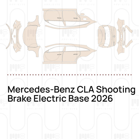 Mercedes-Benz CLA Shooting Brake Electric Base 2026 – Pre-Cut PPF