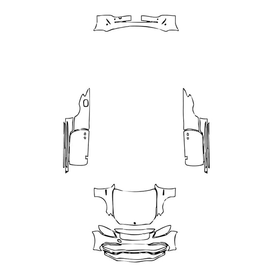 Pre-Cut PPF Mercedes-Benz C Class Cabriolet AMG C63 2018 - PPF-Kits