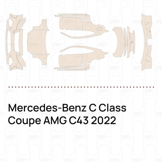 Pre-Cut PPF Mercedes-Benz C Class Coupe AMG C43 2022