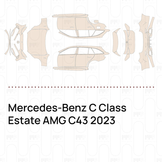 Pre-Cut PPF Mercedes-Benz C Class Estate AMG C43 2023