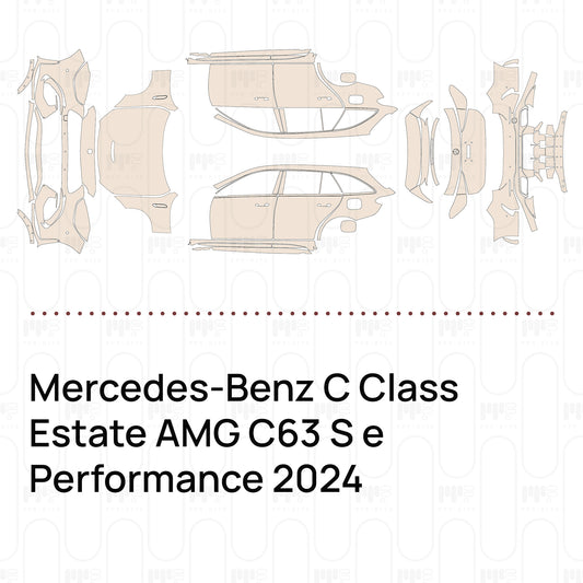 Pre-Cut PPF Mercedes-Benz C Class Estate AMG C63 S e Performance 2024