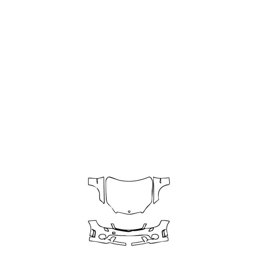 Pre-Cut PPF Mercedes-Benz C Class Sedan AMG C63 2010 - PPF-Kits