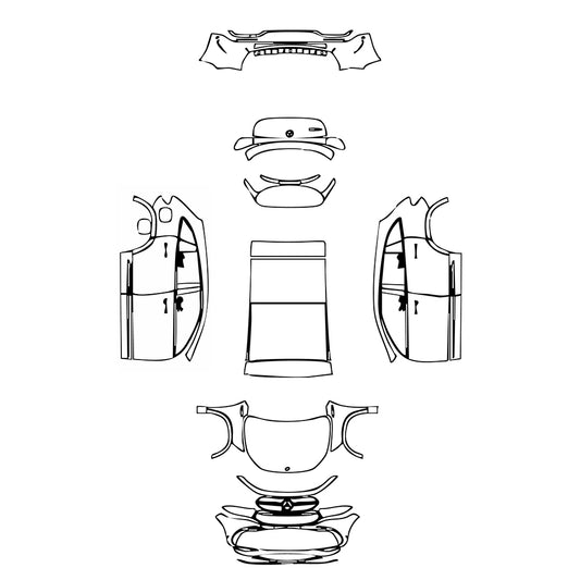 Pre-Cut PPF Mercedes-Benz EQA (US) AMG Line 2023 - PPF-Kits