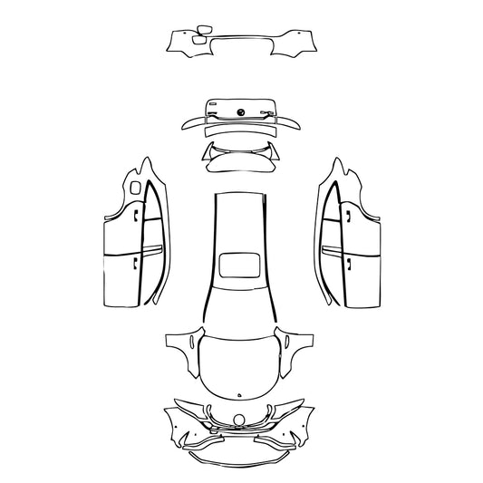 Pre-Cut PPF Mercedes-Benz EQC AMG Line 2023 - PPF-Kits