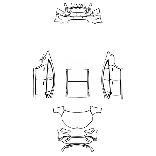 Pre-Cut PPF Mercedes-Benz EQE AMG 53 2022 - PPF-Kits