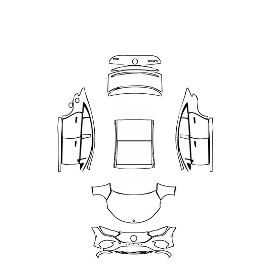 Pre-Cut PPF Mercedes-Benz EQE Luxury 2024 - PPF-Kits