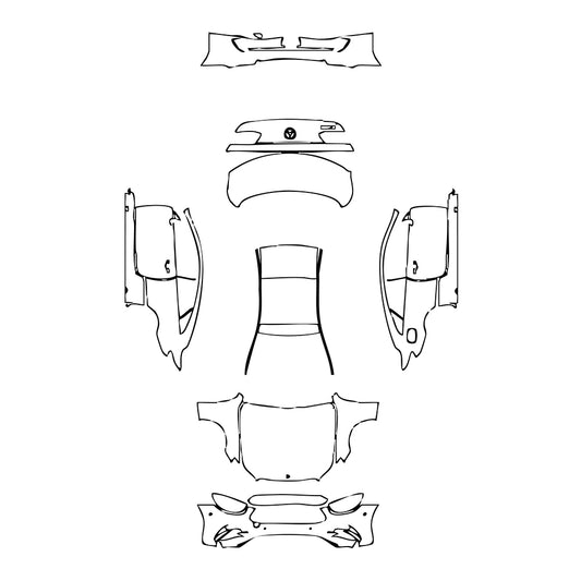 Pre-Cut PPF Mercedes-Benz E Class Coupe AMG Line 2021 - PPF-Kits